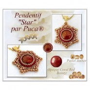 Free pattern Par Puca® Beads - Pendant  Star